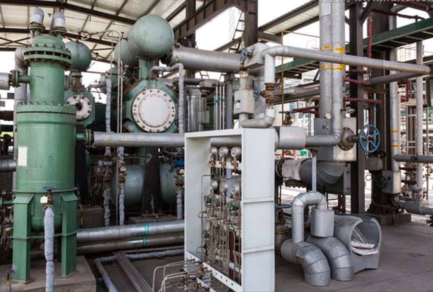 Pipe fittings for chemical plants